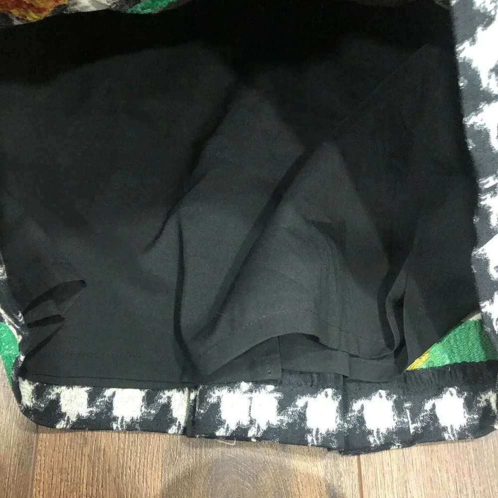 Sara Campbell Floral Skirt Womens Sz 14 Made in the USA Knee Length Work Casual - Picture 6 of 8